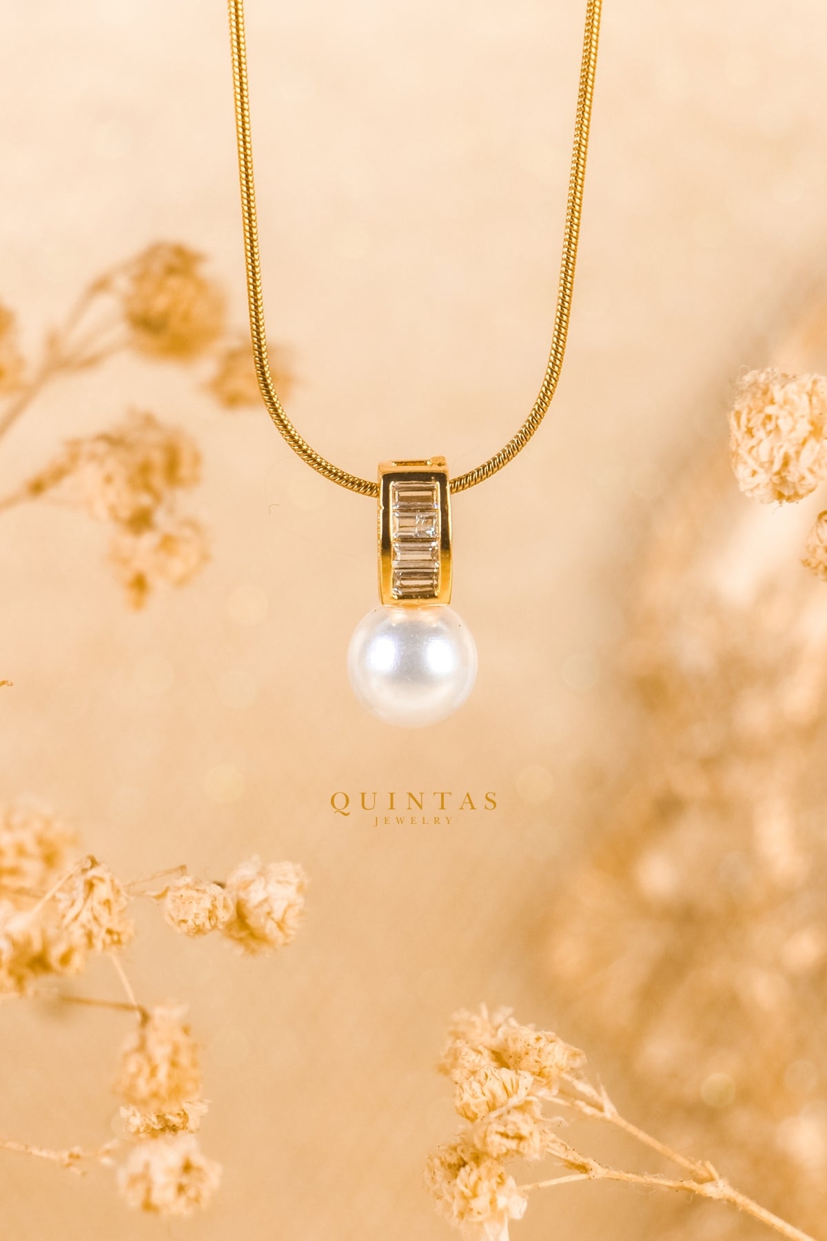 Lustra Pearl Drop Necklace