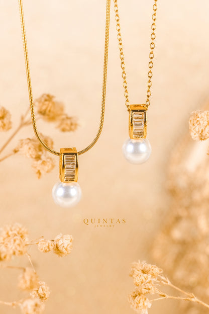 Lustra Pearl Drop Necklace