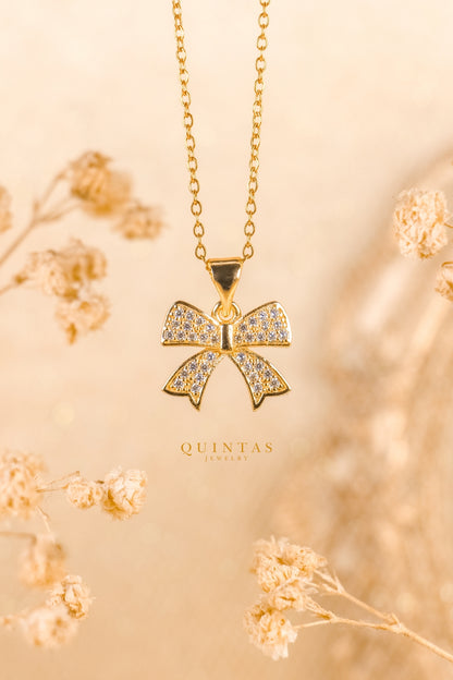 Velora Bow Necklace