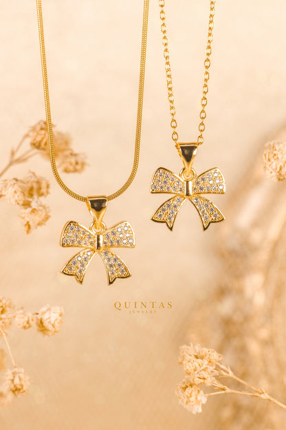 Velora Bow Necklace