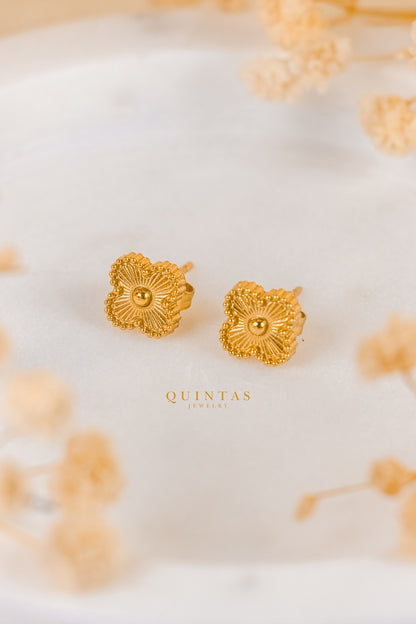 Clover Leaf Stud Earrings