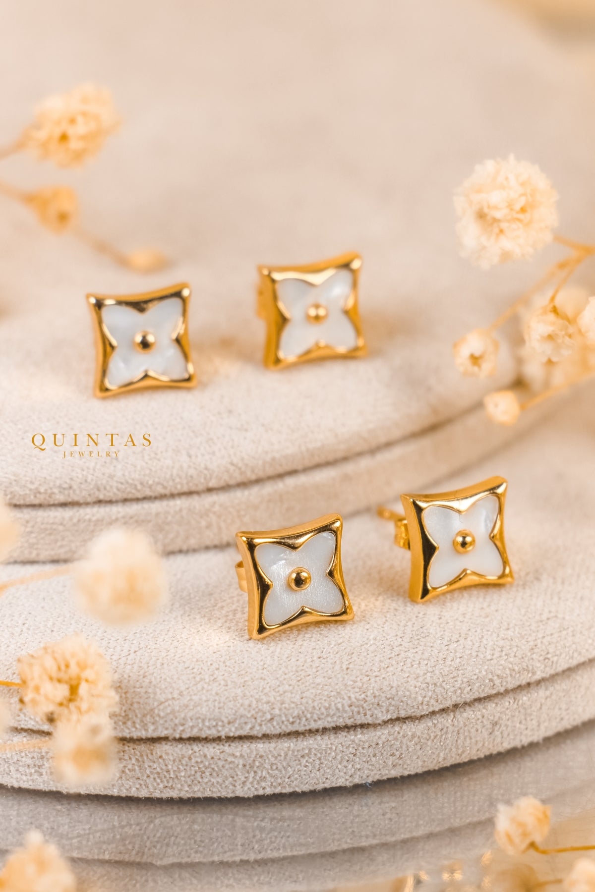 Marielle Clover Stud Earrings