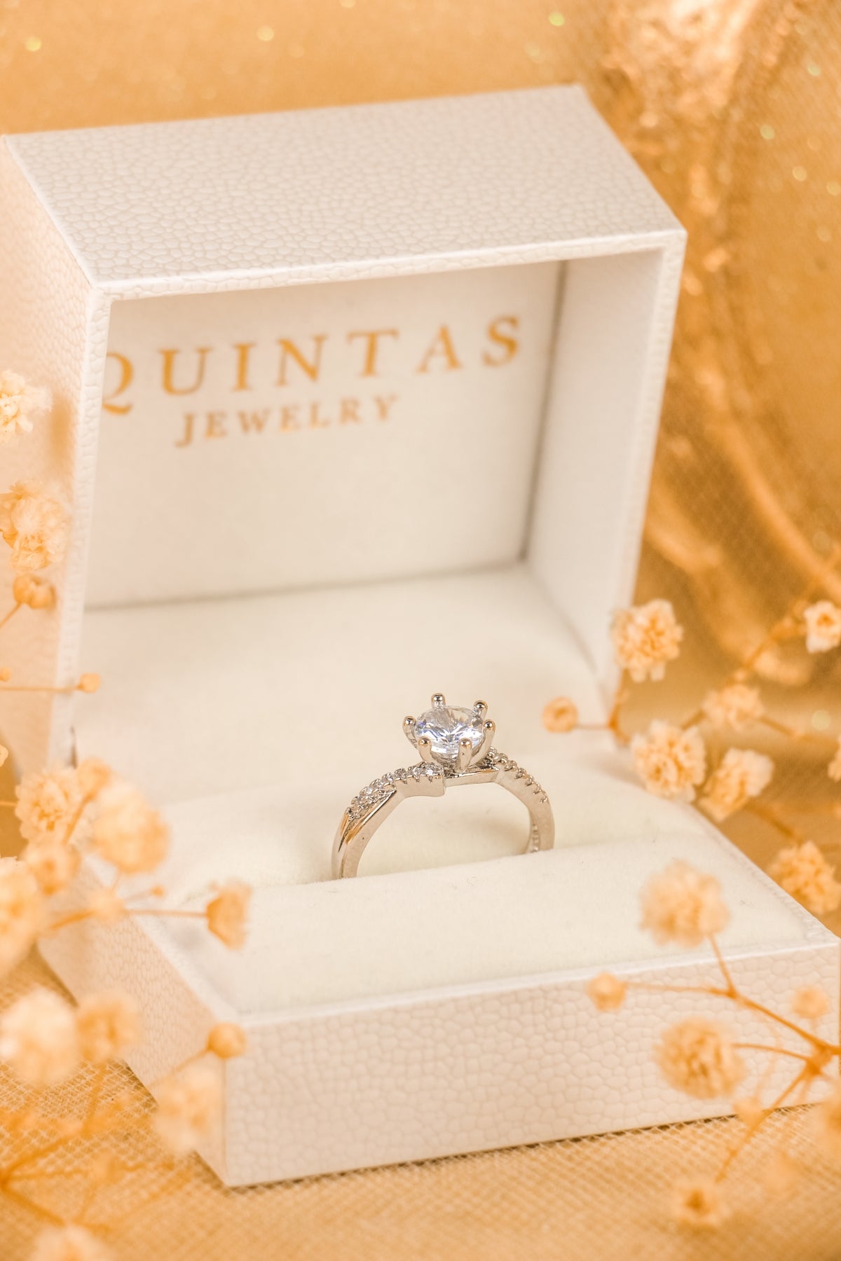 Lucia Promise Silver Ring (Adjustable)