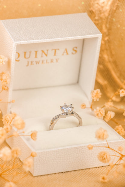 Lucia Promise Silver Ring (Adjustable)
