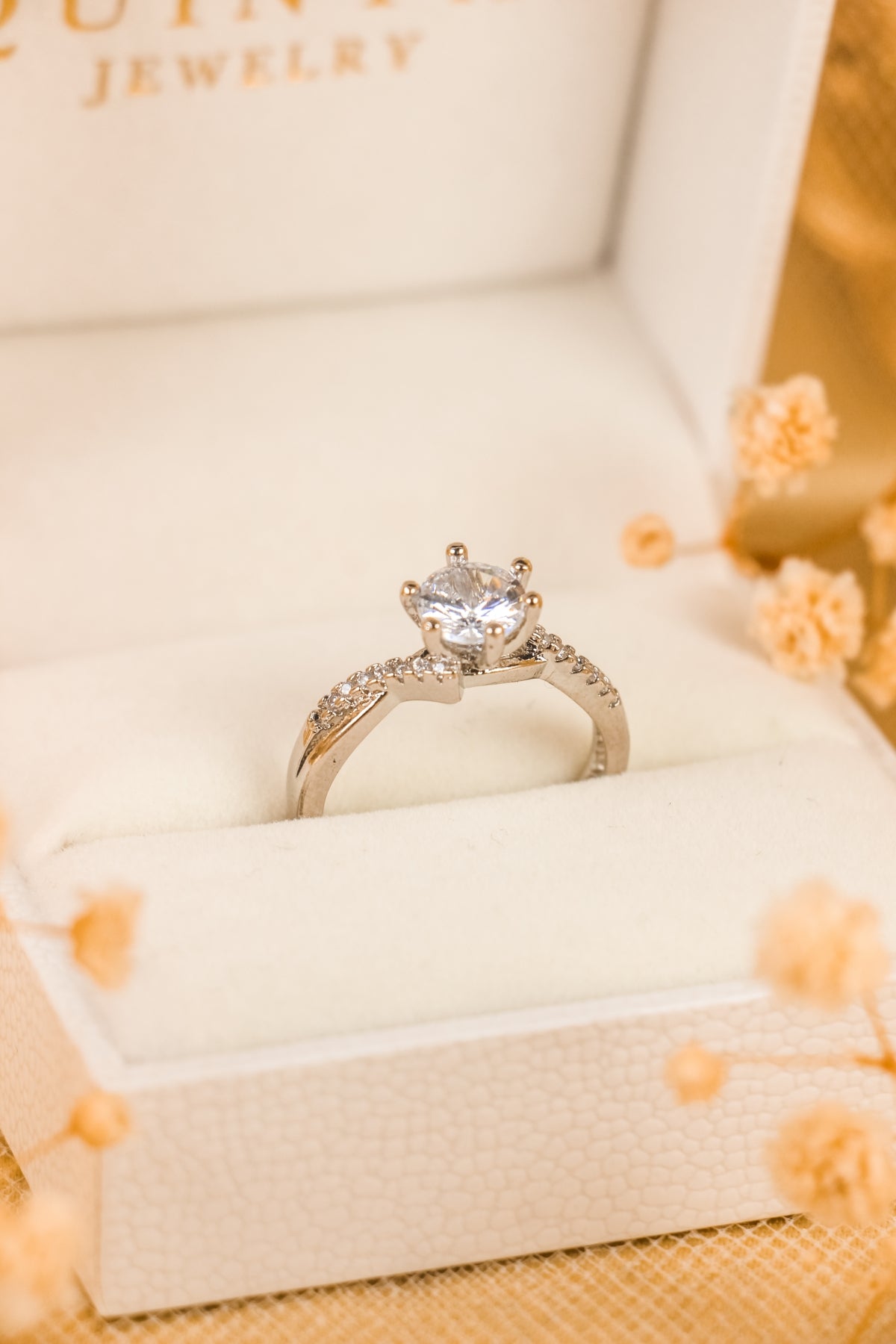Lucia Promise Silver Ring (Adjustable)