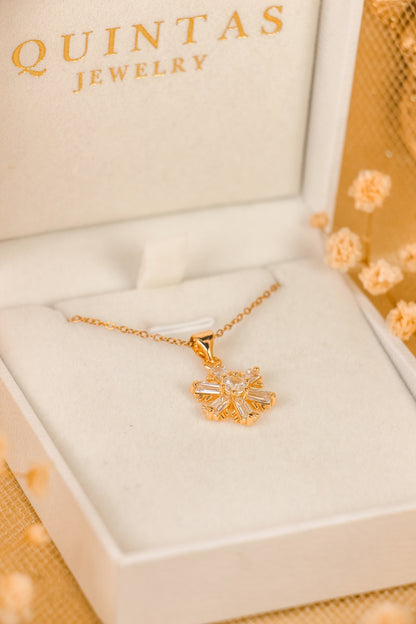 Iced Snowflake Necklace