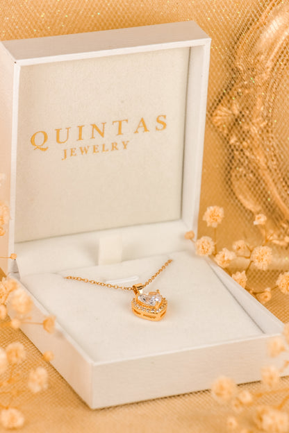 Arielle Heart Diamond Necklace