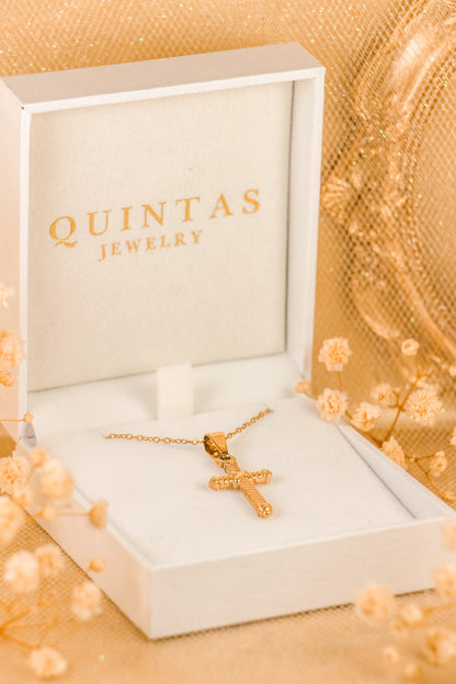 Callisto Rope Cross Necklace