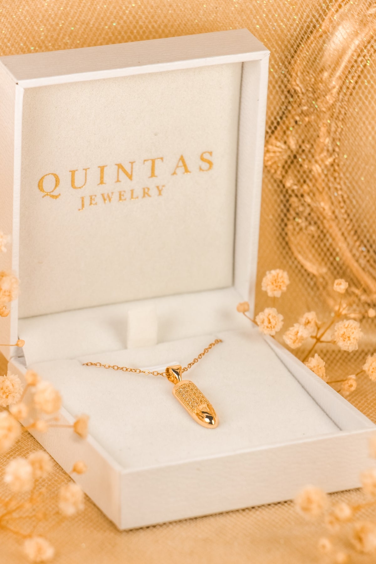 Bullet Charm Necklace