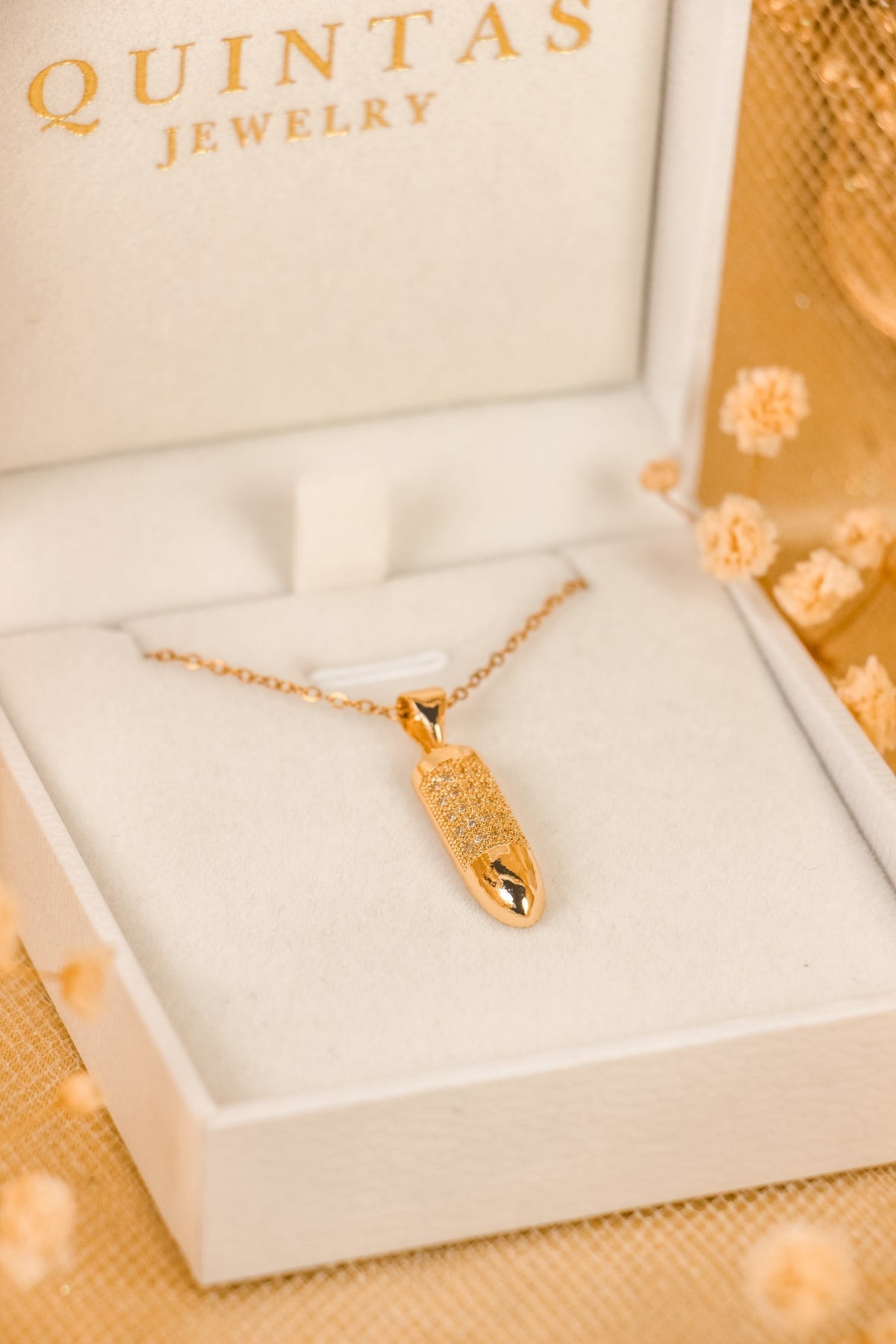 Bullet Charm Necklace