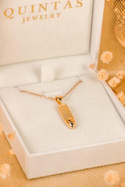 Bullet Charm Necklace