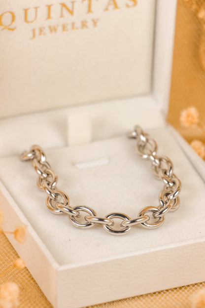 Silver Loop Bracelet