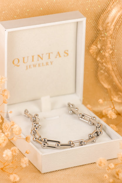 Lynx Hardware Silver Bracelet