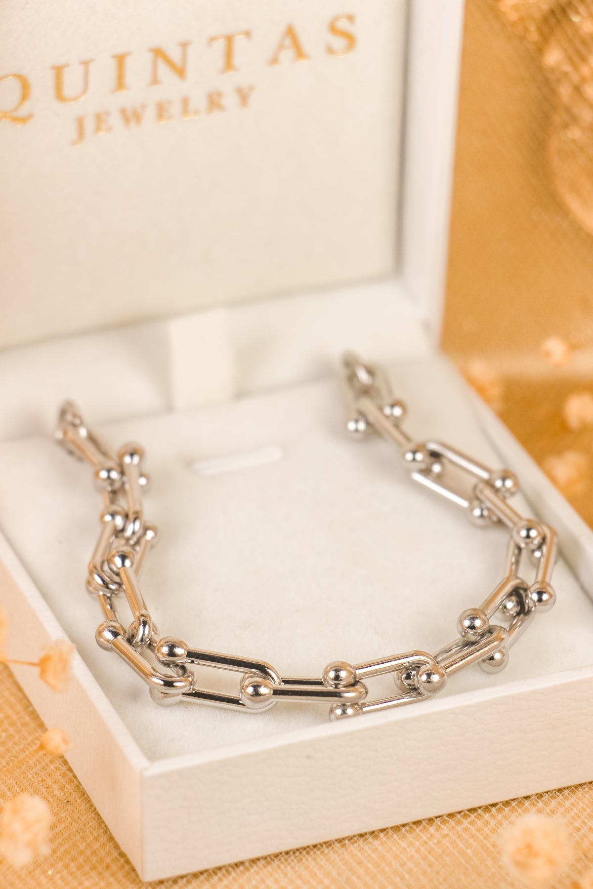 Lynx Hardware Silver Bracelet