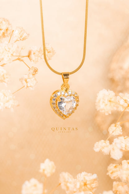 Arielle Heart Diamond Necklace