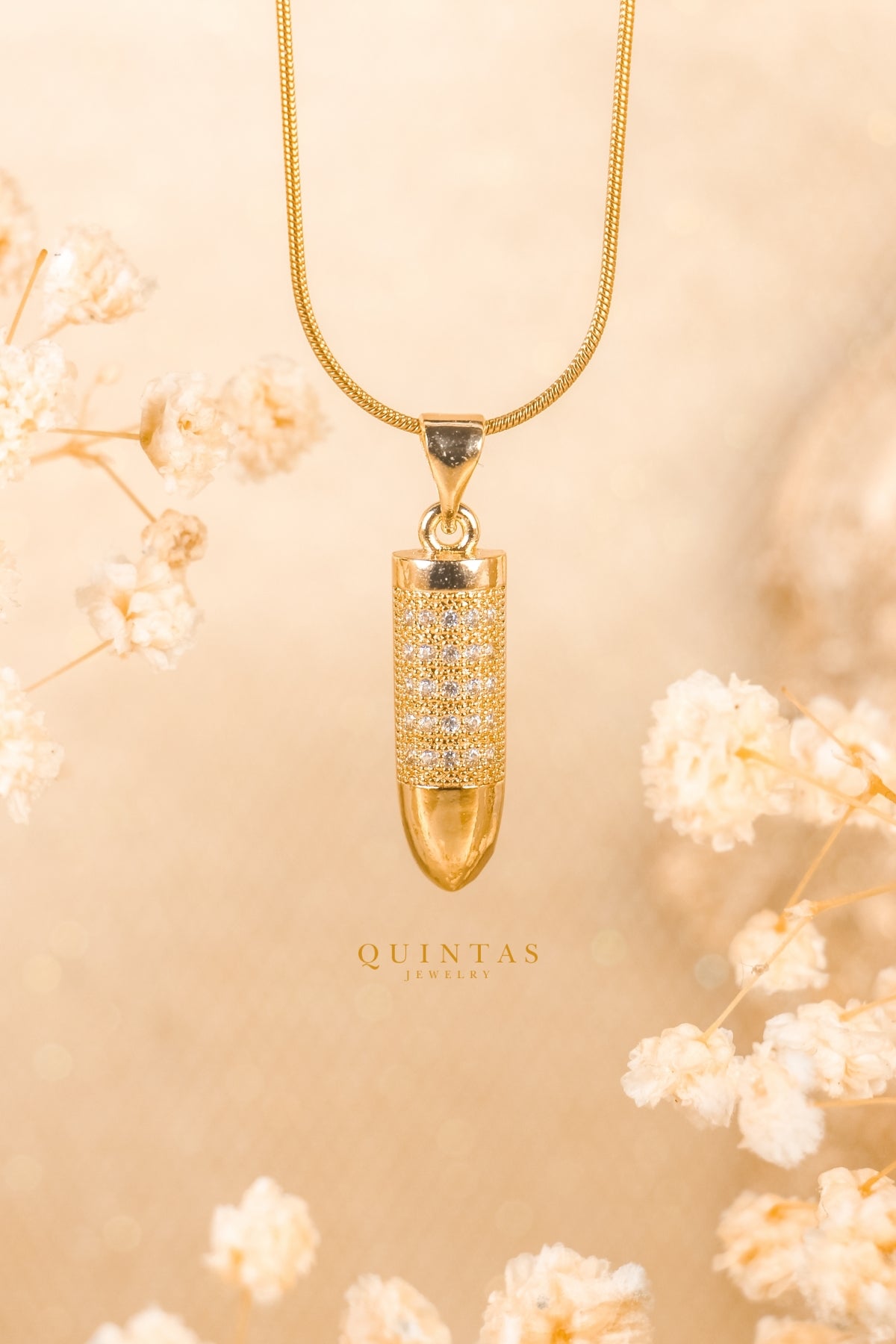 Bullet Charm Necklace