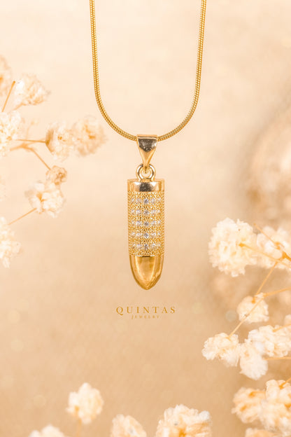 Bullet Charm Necklace