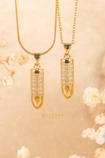 Bullet Charm Necklace