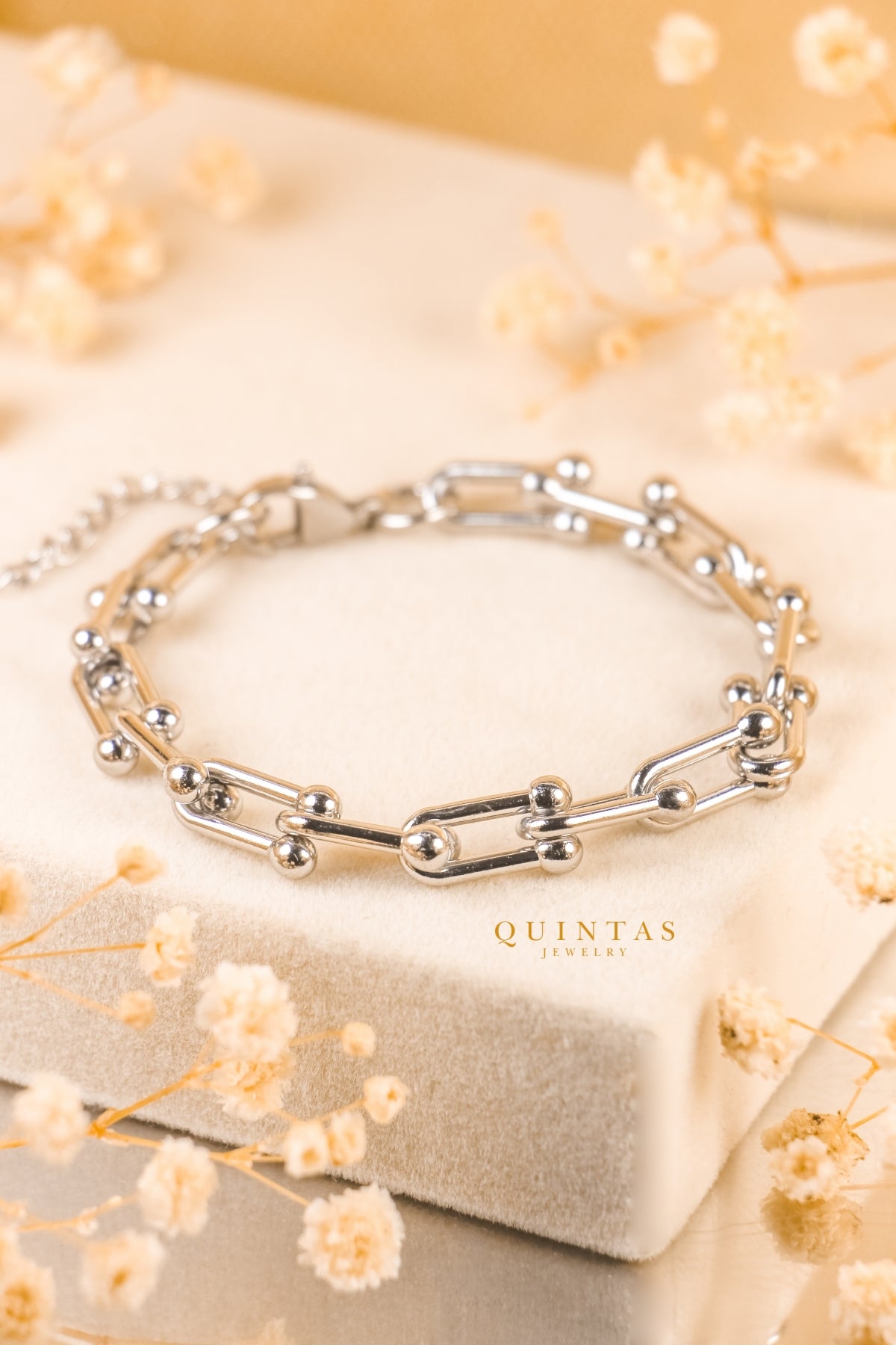 Lynx Hardware Silver Bracelet