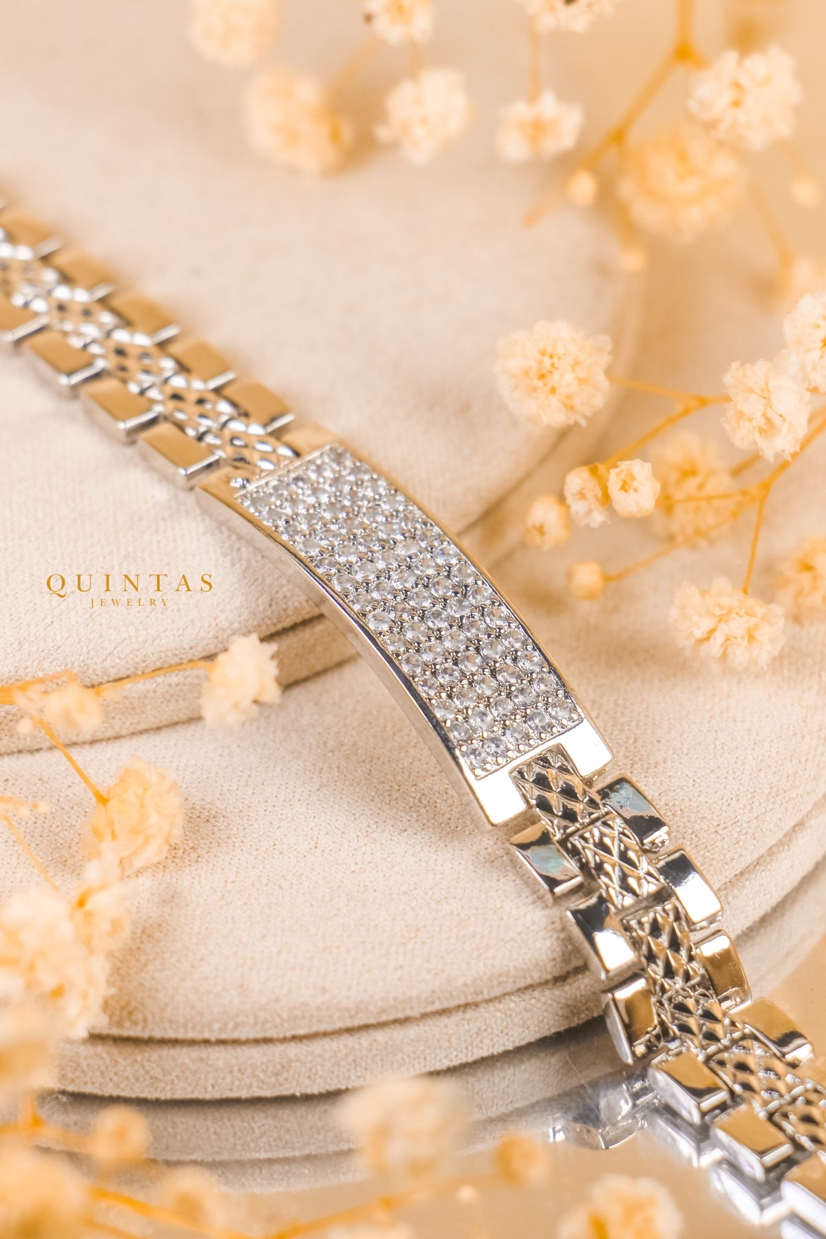 Rocco Iced Silver Bracelet