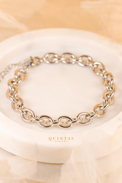 Silver Loop Bracelet