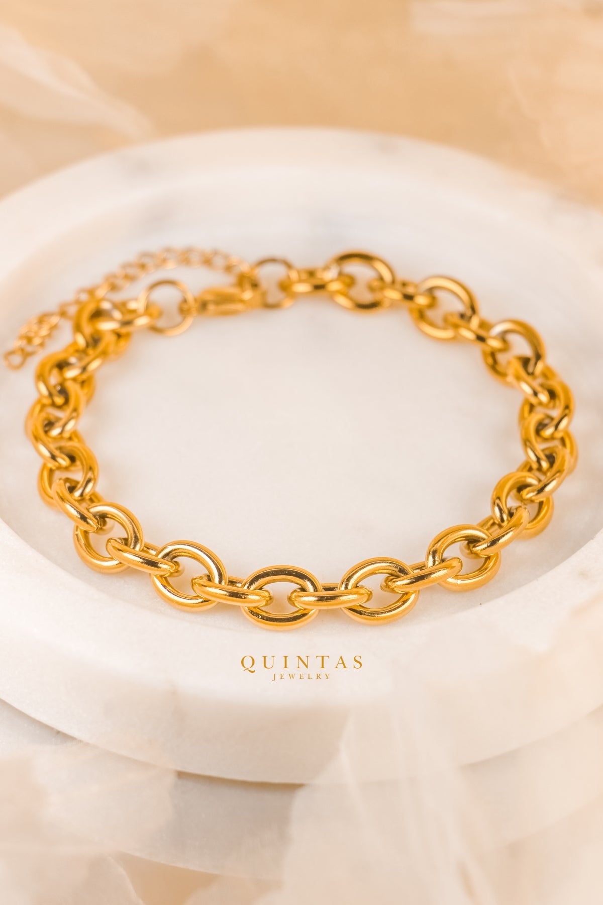 Golden Loop Bracelet