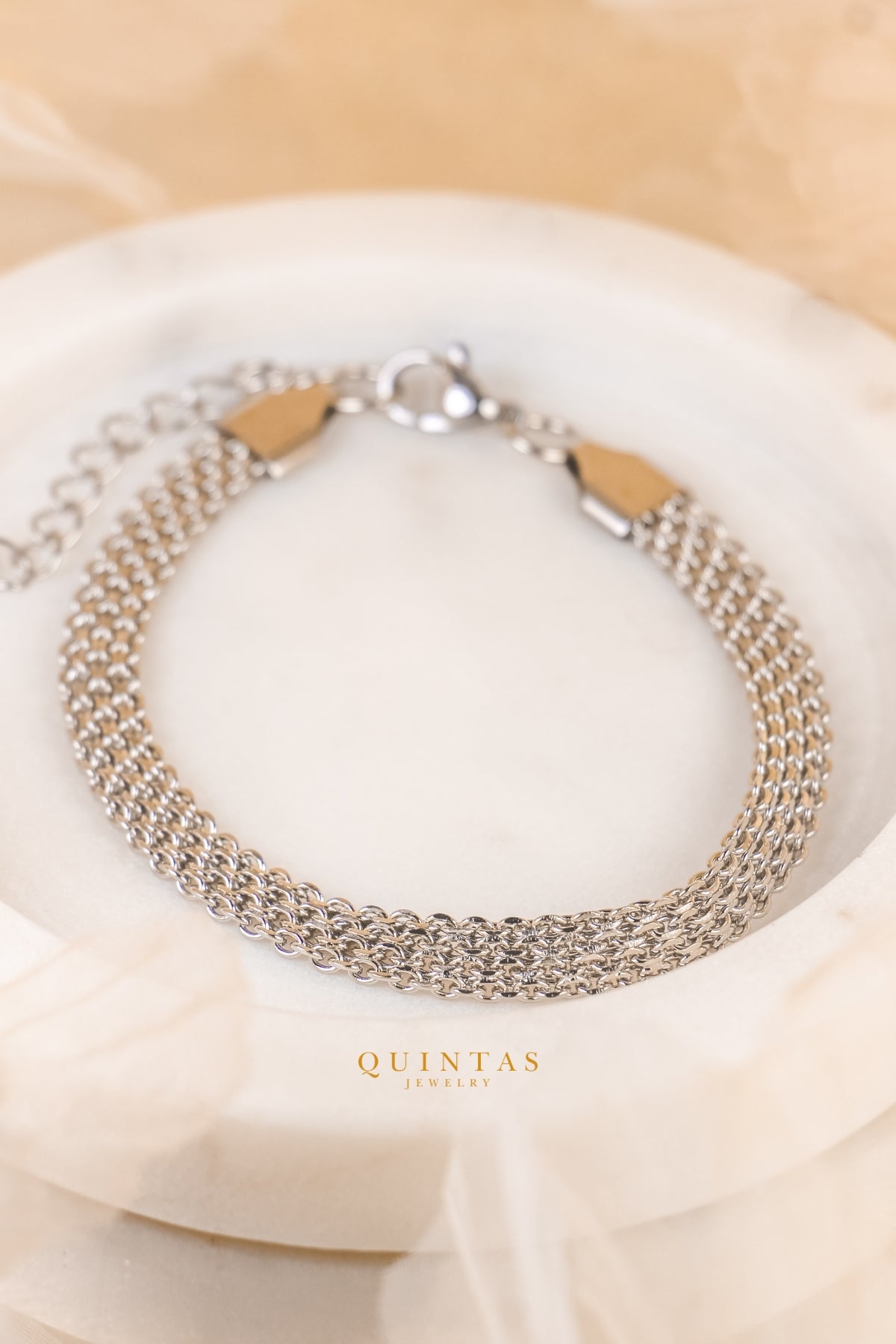 Silver Mesh Bracelet