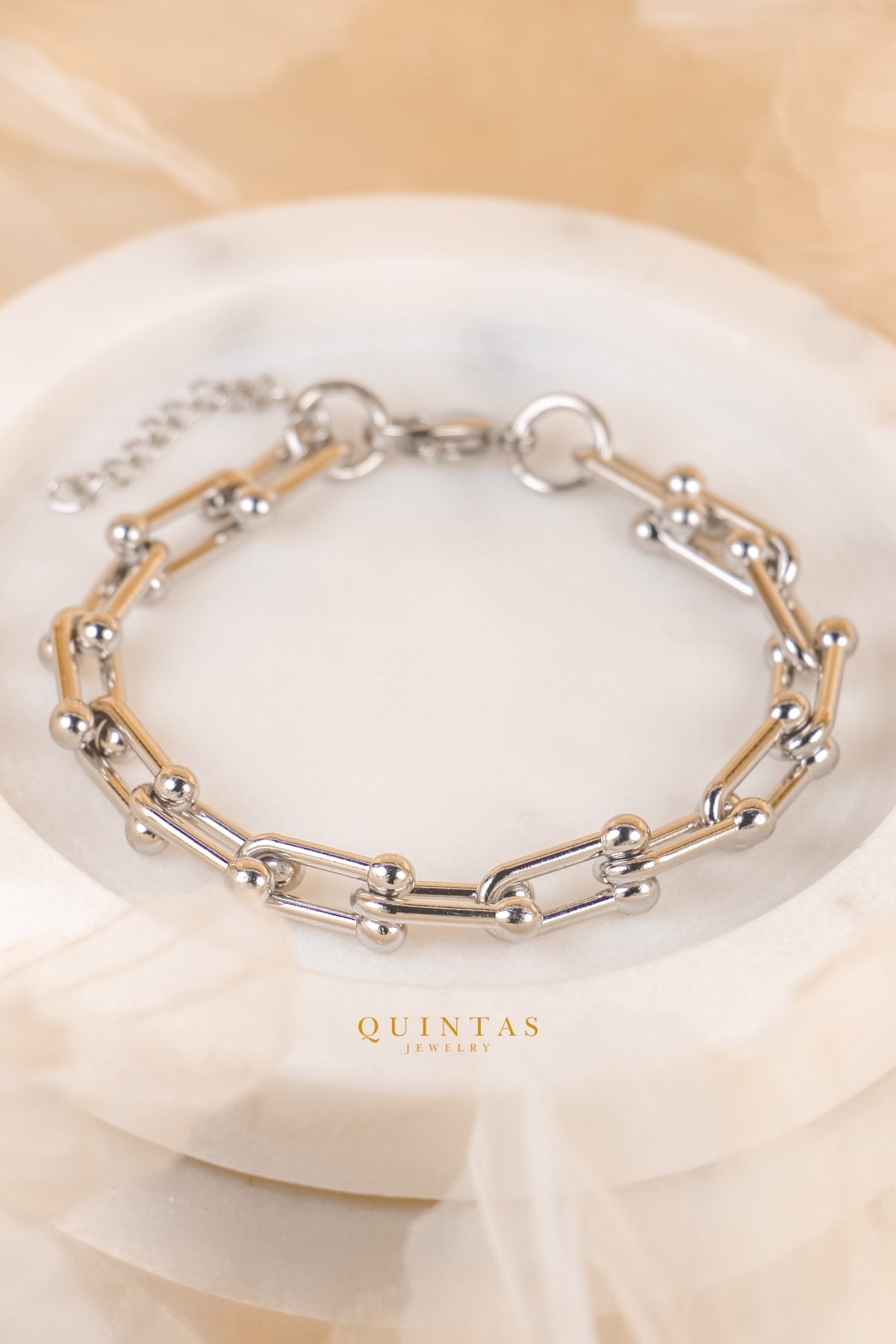 Lynx Hardware Silver Bracelet