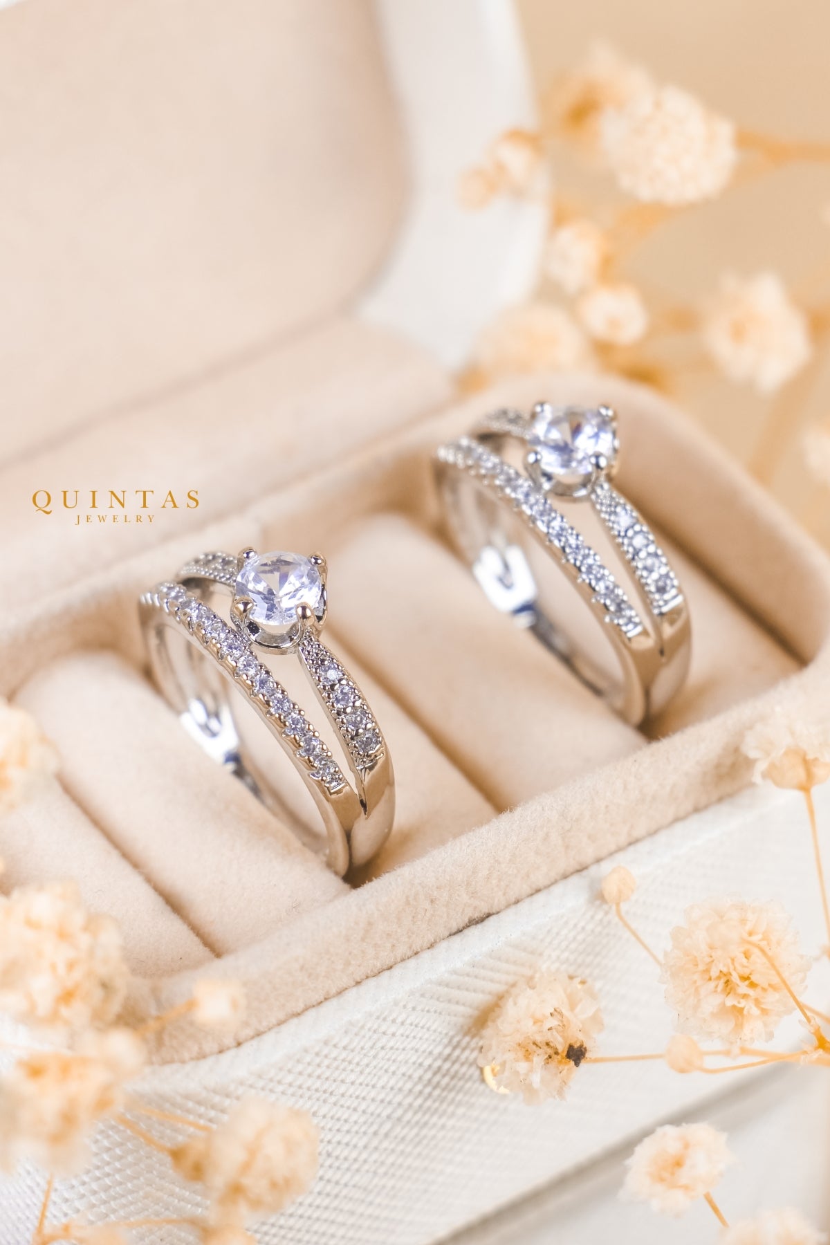 Camila Promise Diamond Silver Ring (Adjustable)