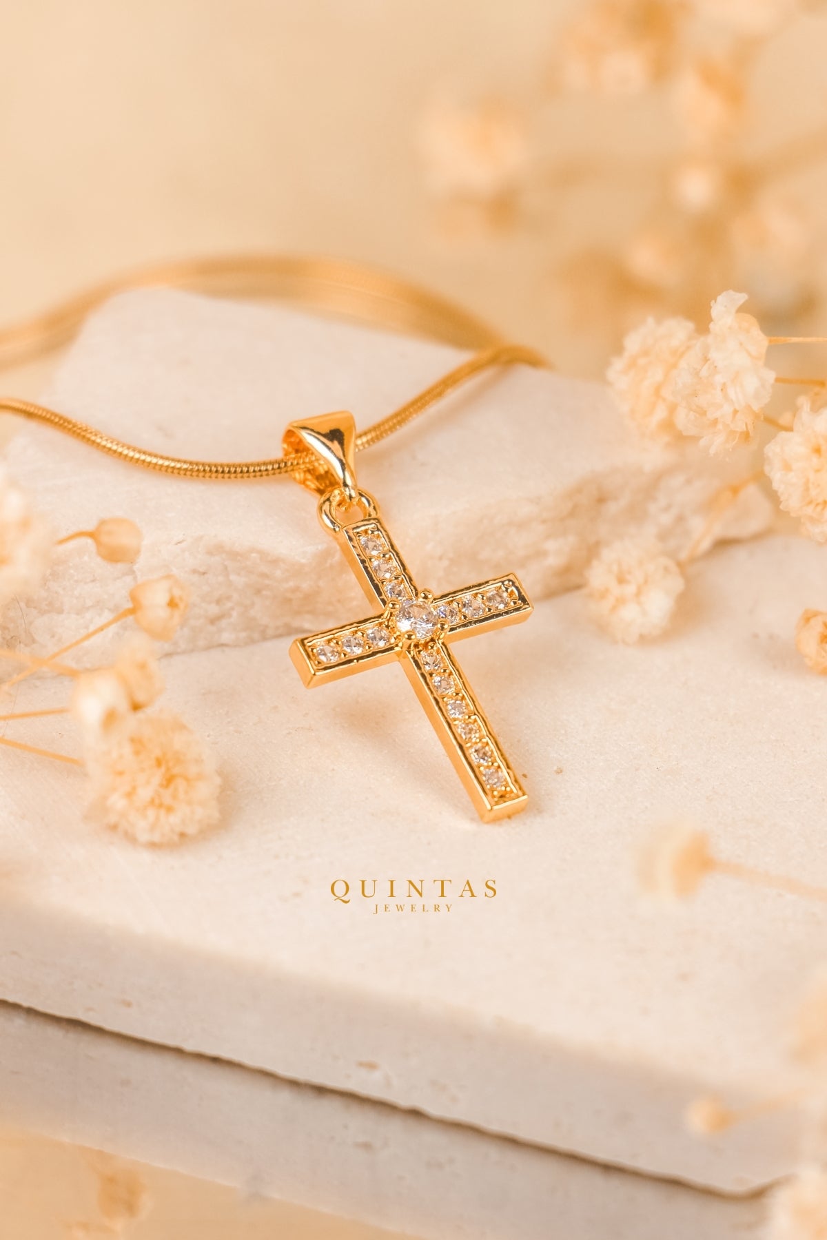 Elysian Cross Necklace