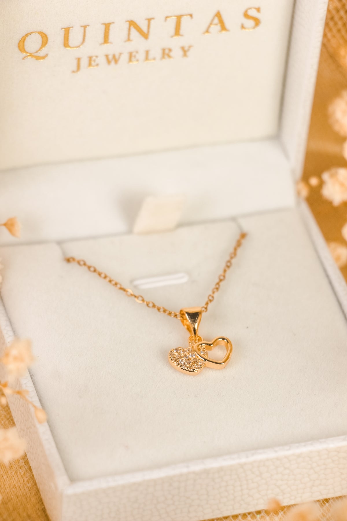 Amour Double Heart Necklace