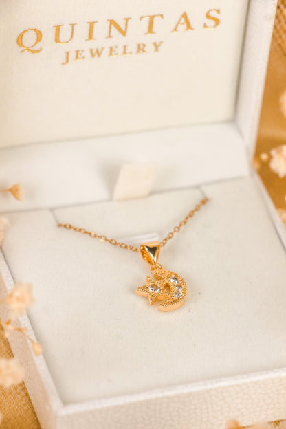 Lunara Moonstar Necklace