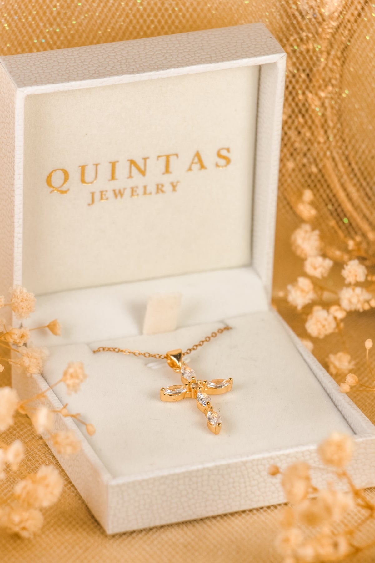 Marquise Cross Necklace