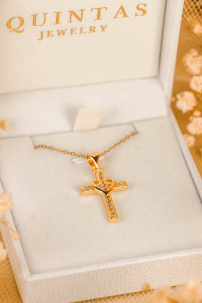 Cross Heart Necklace