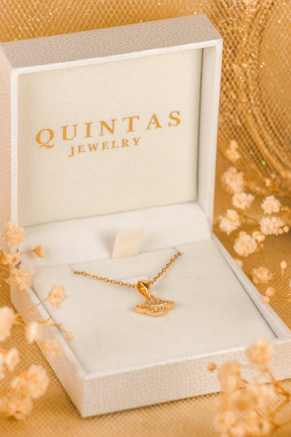 Saturn Orbit Necklace