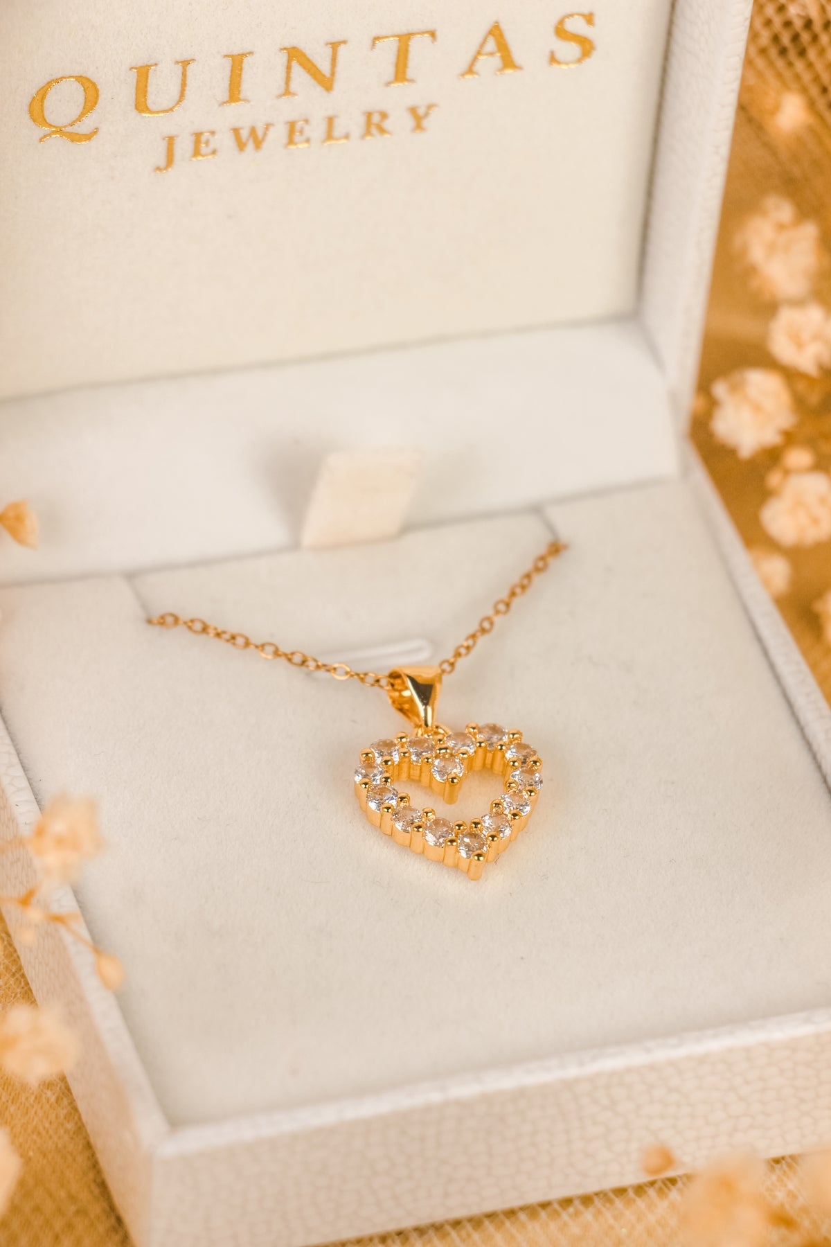 Iced Heart Necklace