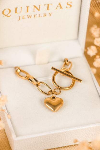 Forever Heart Link Bracelet
