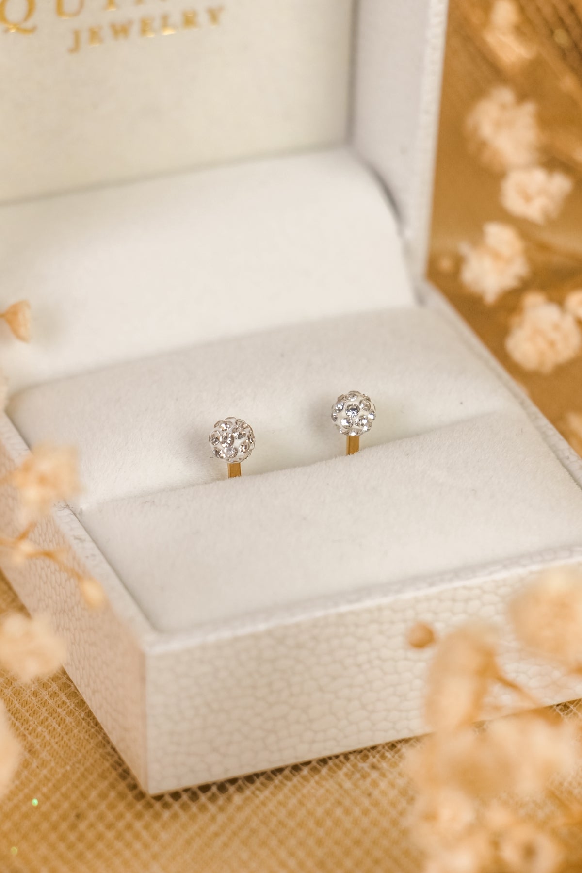 Stardust Flatback Earrings