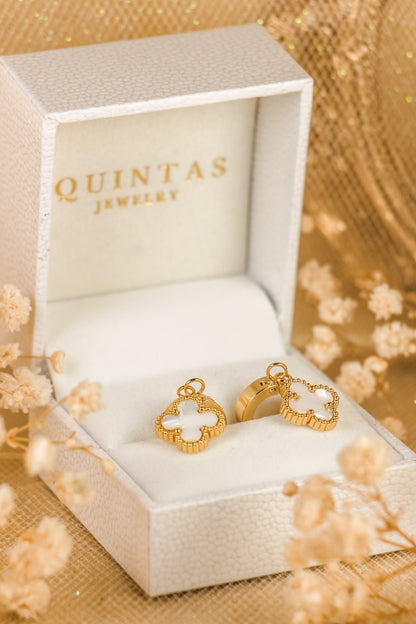 Clover Hoop Earrings
