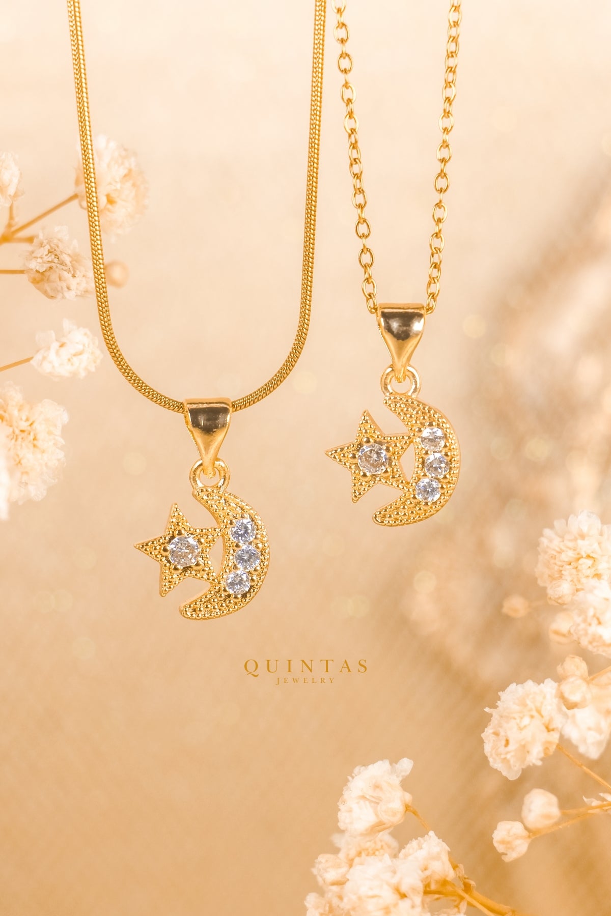 Lunara Moonstar Necklace