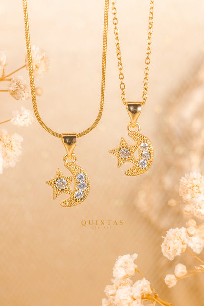 Lunara Moonstar Necklace