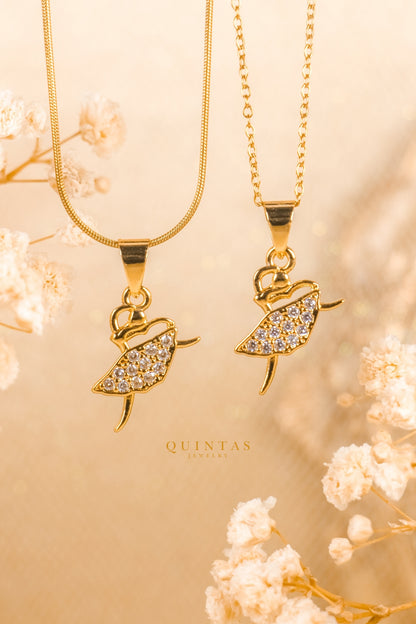 Ice Skate Necklace