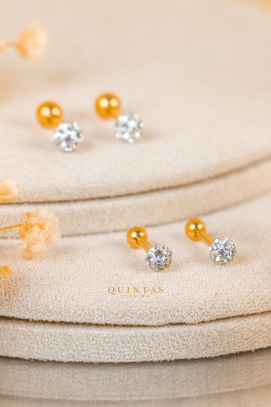 Stardust Flatback Earrings