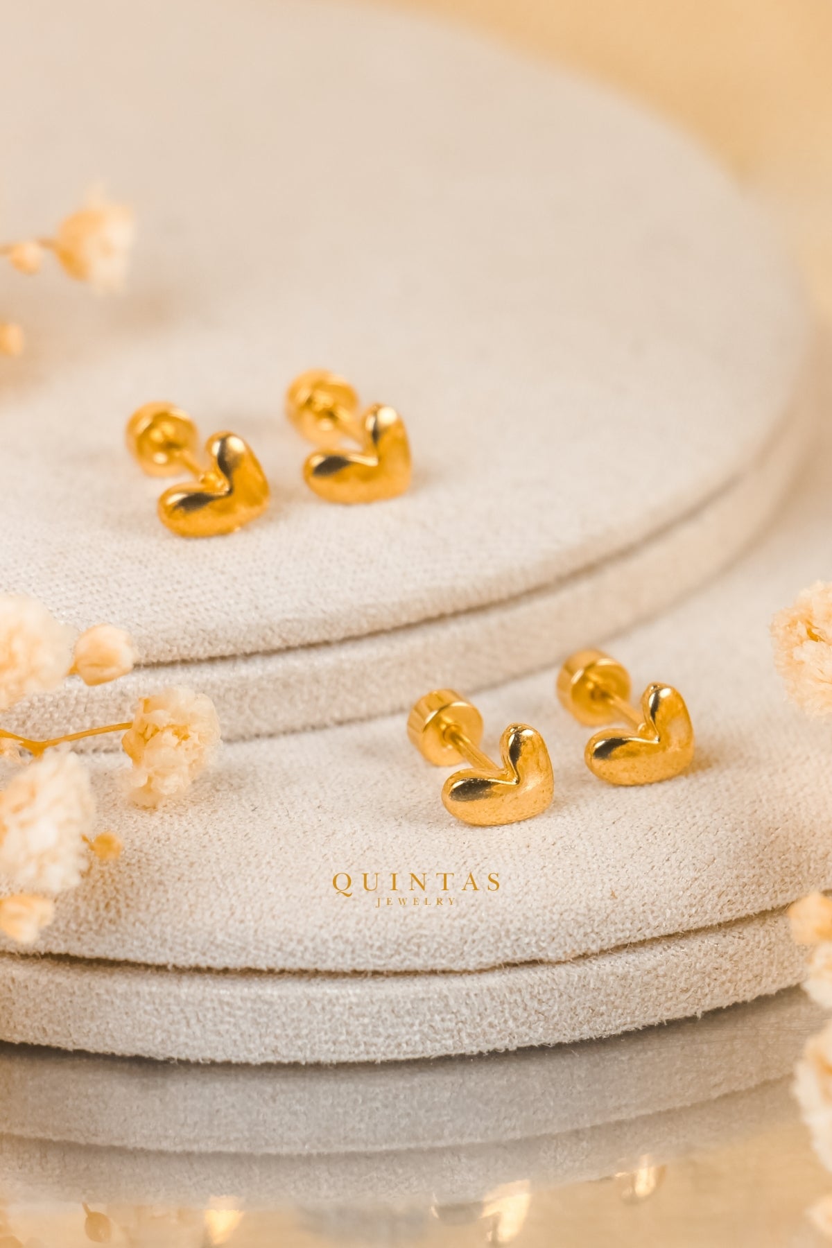 Pure Love Flatback Earrings
