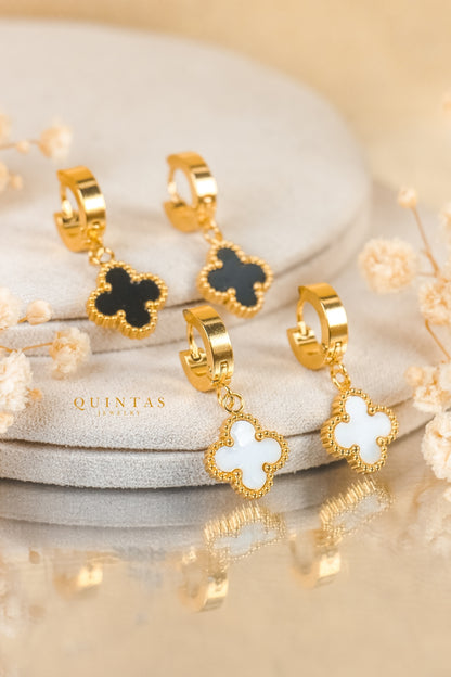 Clover Hoop Earrings