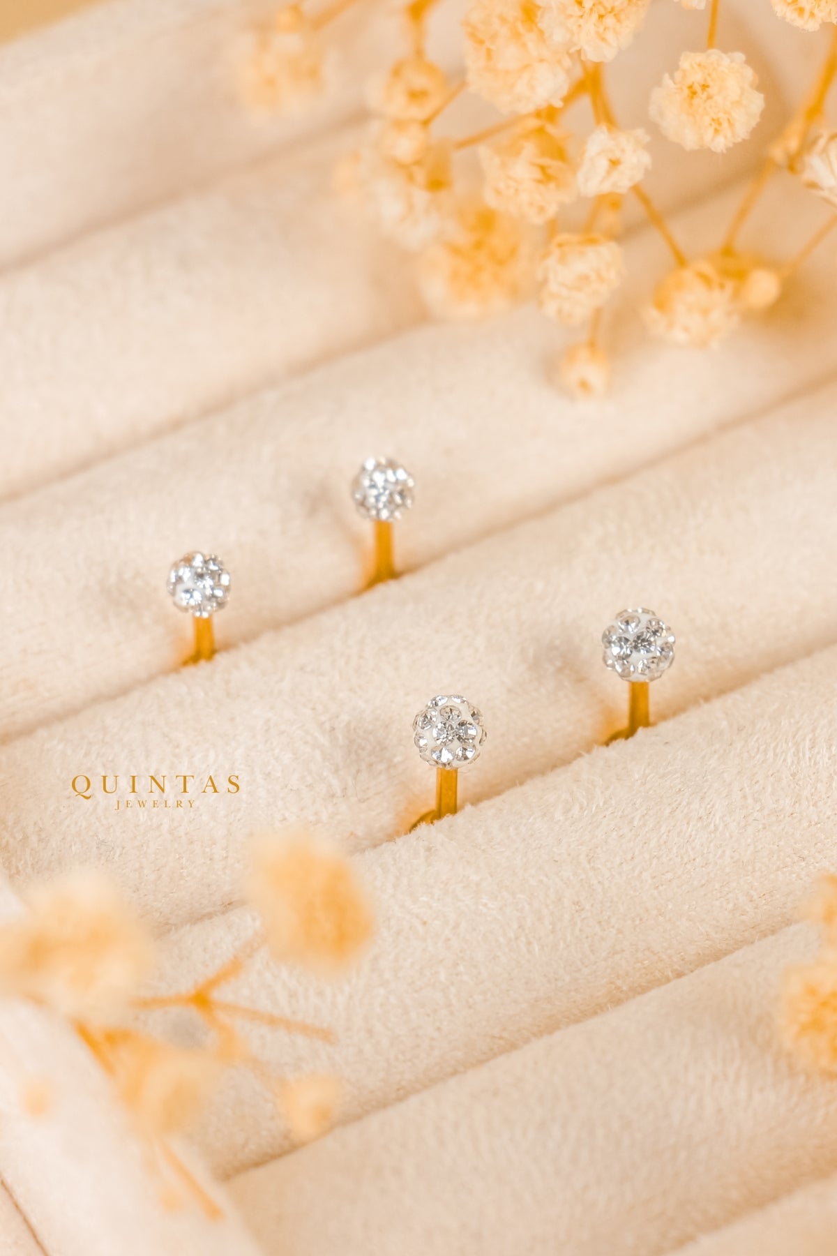 Stardust Flatback Earrings