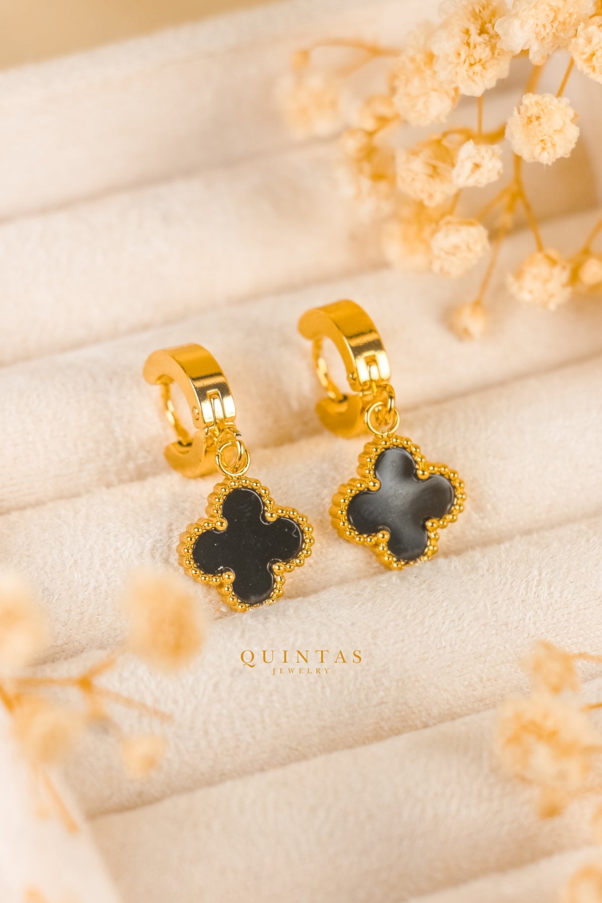 Clover Hoop Earrings
