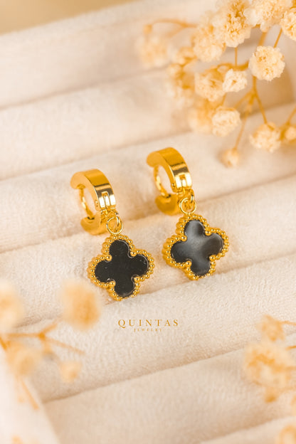 Clover Hoop Earrings