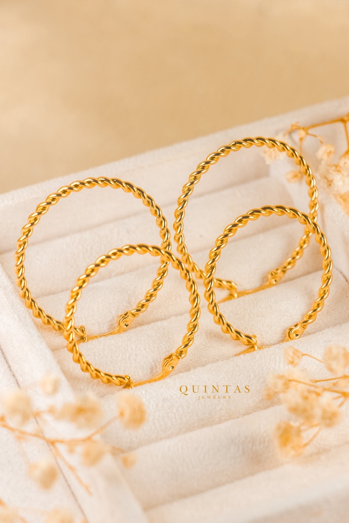 Sienna Rope Hoop Earrings