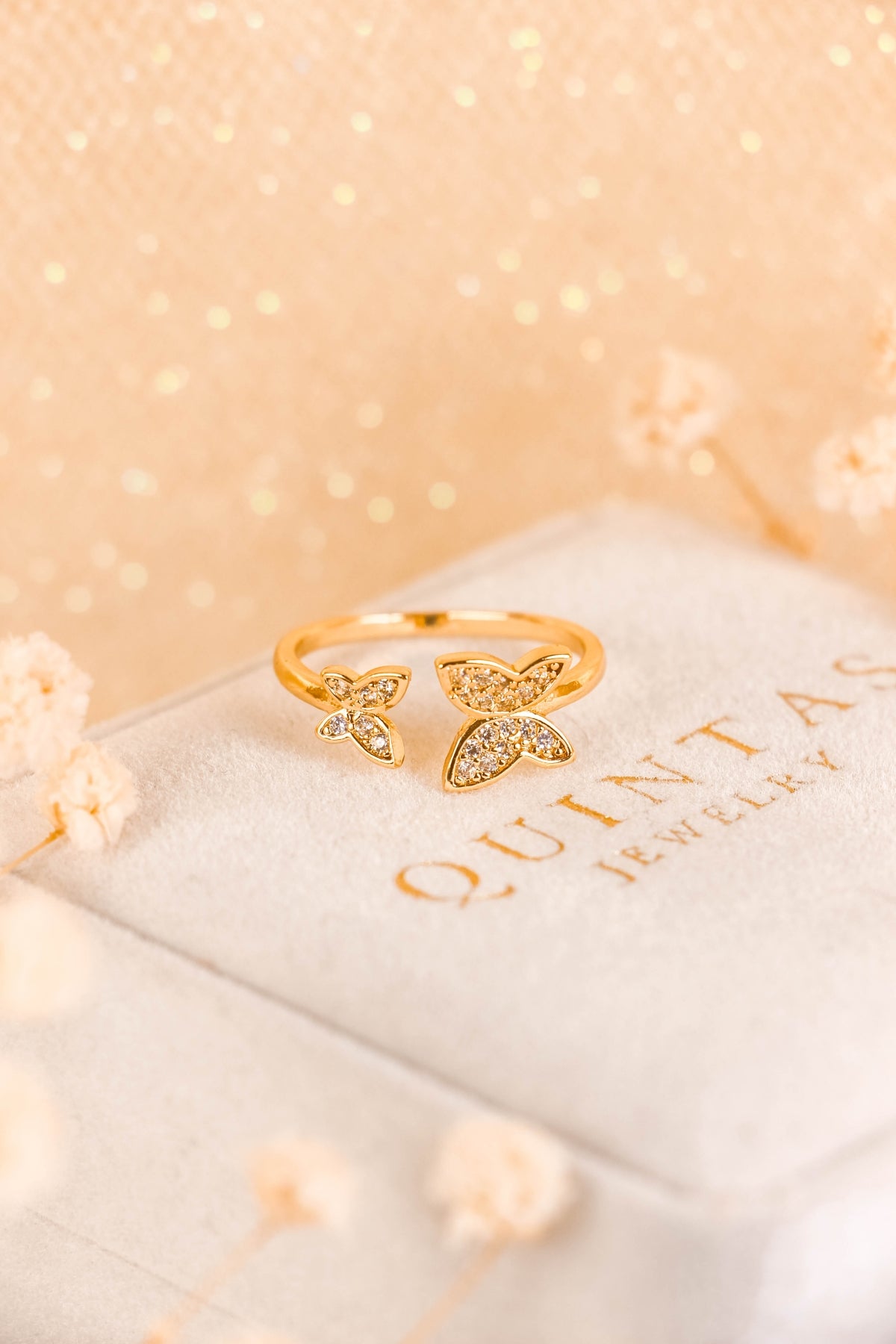 Naomi Butterfly Ring (Adjustable)